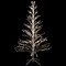 Northlight Lighted Cascade Twig Outdoor Christmas Tree - 6' - White - Clear Lights